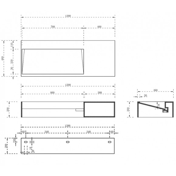 Раковина Abber Stein 120 R AS2640-1.2 R Белая матовая Раковина Abber Stein 120 R AS2640-1.2 R Белая матовая
