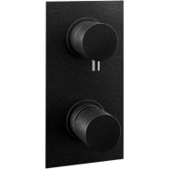 Смеситель для душа Remer Edge EG593CFP Черный брашированный хром Смеситель для душа Remer Edge EG593CFP Черный брашированный хром