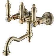 Смеситель для ванны Caprigo Adria-Classic Metal Edition 03M-518-vot Бронза