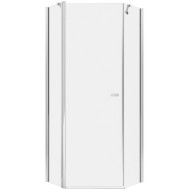 Душевой уголок New Trendy New Soleo Chrome 90х90 K-0607 профиль Хром стекло прозрачное