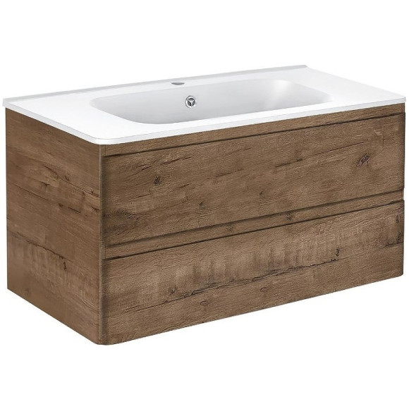 Тумба под раковину Vincea Vico 100 VMC-2V100VO подвесная V.Oak Тумба под раковину Vincea Vico 100 VMC-2V100VO подвесная V.Oak