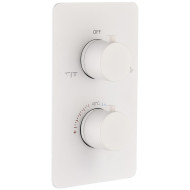 Смеситель для душа Boheme Cell 134-2-MW с термостатом Белый матовый