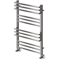 Водяной полотенцесушитель Terminus Нойс П12 500x800 4630080268401 Хром, нижнее подключение, G 1/2" ВР, с комплектом вентилей