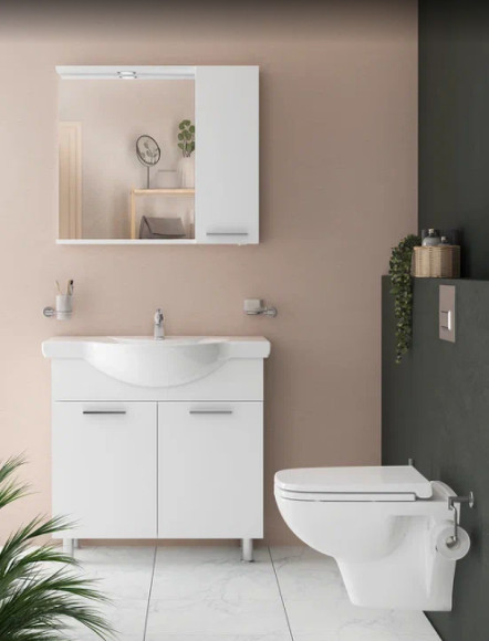 Комплект унитаза с инсталляцией Vitra S 20 9004B003-7207 с сиденьем Микролифт и клавишей смыва Хром глянец