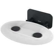 Сиденье для душа Ravak Ovo P II Clear/Black B8F0000056 Прозрачное Черное Сиденье для душа Ravak Ovo P II Clear/Black B8F0000056 Прозрачное Черное