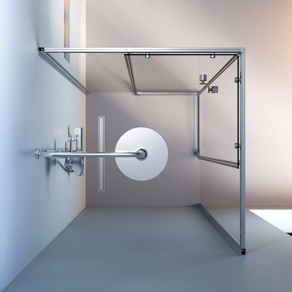 Душевой уголок AM.PM X-Joy 90х90 W94G-403-9090-МТ профиль Хром матовый стекло прозрачное Душевой уголок AM.PM X-Joy 90х90 W94G-403-9090-МТ профиль Хром матовый стекло прозрачное