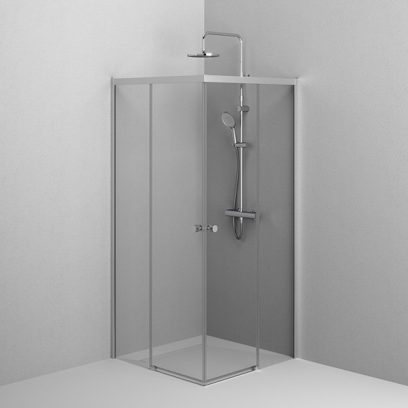 Душевой уголок AM.PM X-Joy 90х90 W94G-403-9090-МТ профиль Хром матовый стекло прозрачное Душевой уголок AM.PM X-Joy 90х90 W94G-403-9090-МТ профиль Хром матовый стекло прозрачное