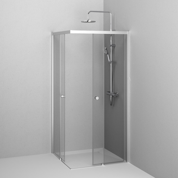 Душевой уголок AM.PM X-Joy 90х90 W94G-403-9090-МТ профиль Хром матовый стекло прозрачное Душевой уголок AM.PM X-Joy 90х90 W94G-403-9090-МТ профиль Хром матовый стекло прозрачное