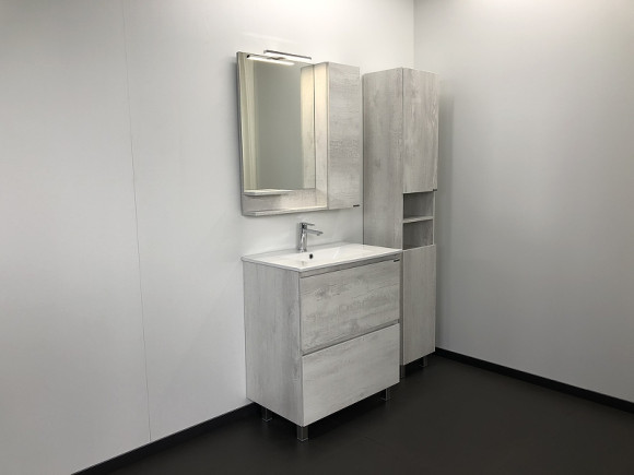 Зеркало со шкафом Comforty Верона 75 00004137100 Дуб белый