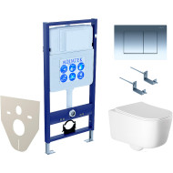 Комплект унитаза с инсталляцией Aquatek Set Aquatek Лугано 4в1 с сиденьем Микролифт и клавишей смыва Хром глянцевый Комплект унитаза с инсталляцией Aquatek Set Aquatek Лугано 4в1 с сиденьем Микролифт и клавишей смыва Хром глянцевый