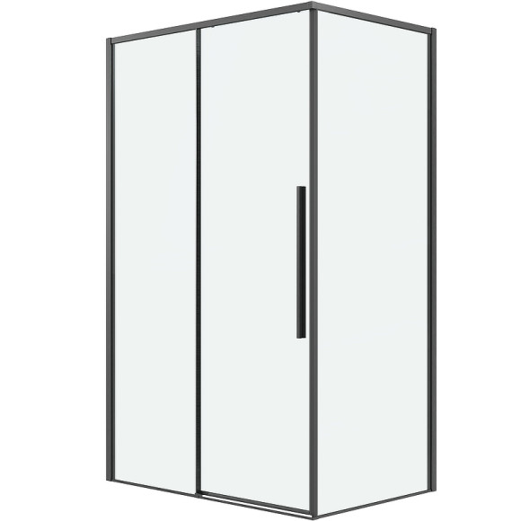 Душевая стенка Grossman Galaxy 90 200.K33.01.90.42.00 профиль Графит сатин стекло прозрачное