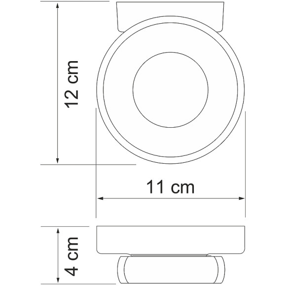 Мыльница WasserKRAFT Berkel K-6829 Хром