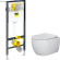 Комплект унитаза Ceramicanova Play CN3001 с инсталляцией Viega Prevista Dry 8524.14 792596 с сиденьем Микролифт и клавишей смыва Хром Комплект унитаза Ceramicanova Play CN3001 с инсталляцией Viega Prevista Dry 8524.14 792596 с сиденьем Микролифт и клавишей смыва Хром
