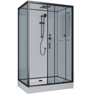 Душевая кабина Niagara Premium 120x80 NG-6912-01QR Black без гидромассажа Душевая кабина Niagara Premium 120x80 NG-6912-01QR Black без гидромассажа