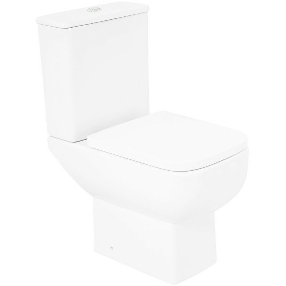 Унитаз компакт BelBagno Aurora BB8604CPR/SC без бачка с сиденьем Микролифт