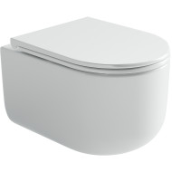 Унитаз Ceramicanova Ulma Rimless CN4006 подвесной Белый с сиденьем Микролифт