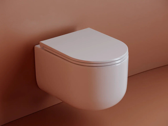 Унитаз Ceramicanova Ulma Rimless CN4006 подвесной Белый с сиденьем Микролифт Унитаз Ceramicanova Ulma Rimless CN4006 подвесной Белый с сиденьем Микролифт