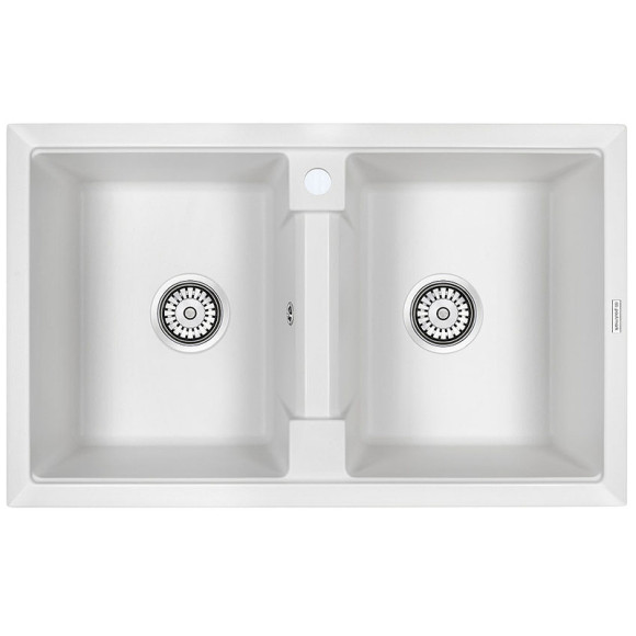 Кухонная мойка Paulmark Tandem 80/2 PM238150-WH Белый