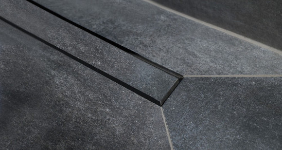 Душевой поддон из вспененного полистирола Pestan 90х90 Confluo Board Uni 40007821SS под плитку со встроенным душевым лотком Frameless Line 550