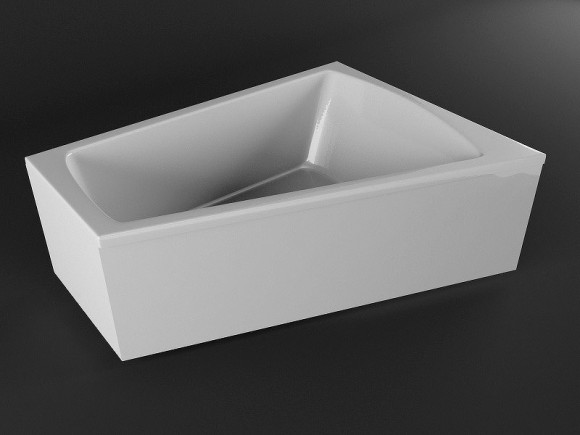 Акриловая ванна Vayer Trinity 160x120 R Гл000008157 без гидромассажа