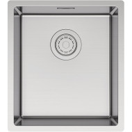 Кухонная мойка Paulmark Yuni 39 Uni YU39-BS Брашированная нержавеющая сталь