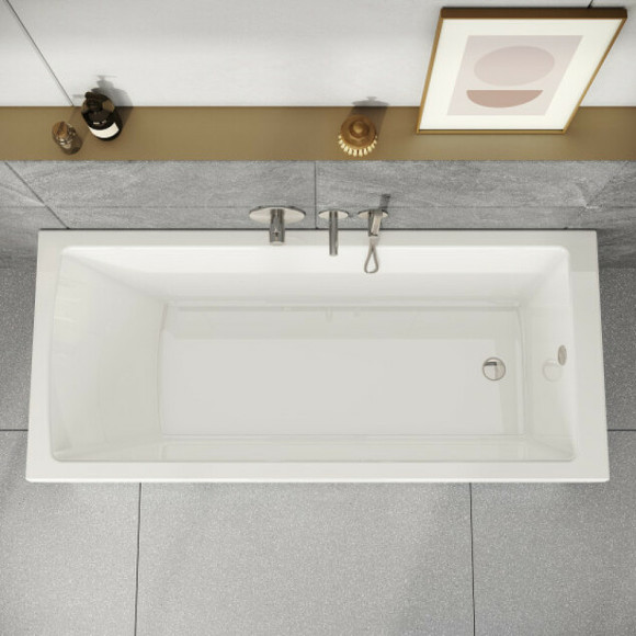 Акриловая ванна Vitra Neon 180x80 55840001000 без гидромассажа Акриловая ванна Vitra Neon 180x80 55840001000 без гидромассажа