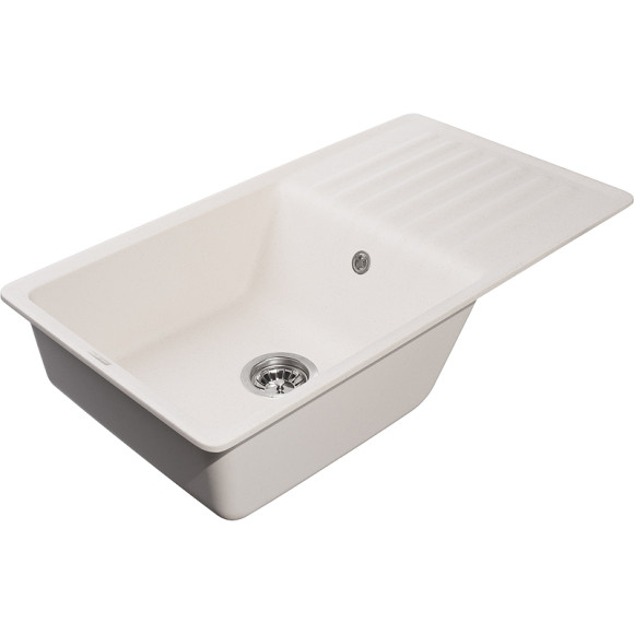 Кухонная мойка GranFest Quarz GF-ZW73 Белая Кухонная мойка GranFest Quarz GF-ZW73 Белая