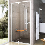 Душевая дверь Ravak Pivot PDOP2-110 03GD0101Z1 профиль Белый ручка Белая стекло Transparent Душевая дверь Ravak Pivot PDOP2-110 03GD0101Z1 профиль Белый ручка Белая стекло Transparent