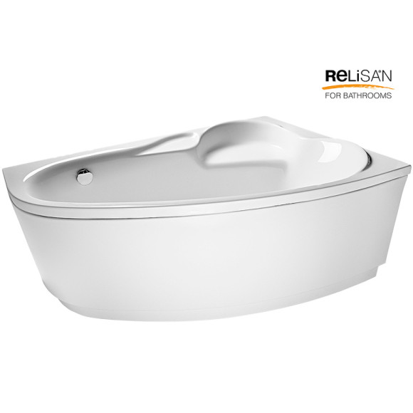 Акриловая ванна Relisan Ariadna 135x95 R Гл000001461 без гидромассажа Акриловая ванна Relisan Ariadna 135x95 R Гл000001461 без гидромассажа
