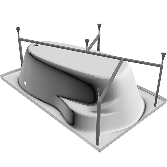 Акриловая ванна Relisan Ariadna 135x95 R Гл000001461 без гидромассажа Акриловая ванна Relisan Ariadna 135x95 R Гл000001461 без гидромассажа