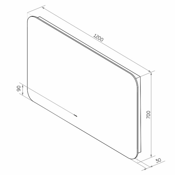 Зеркало Континент Burzhe 1200х700 ЗЛП3530 с подсветкой с бесконтактным выключателем Зеркало Континент Burzhe 1200х700 ЗЛП3530 с подсветкой с бесконтактным выключателем
