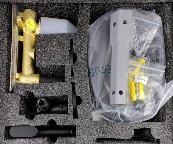 Гигиенический душ со смесителем Bronze de Luxe 1760'S Loft 3253SB Черный матовый