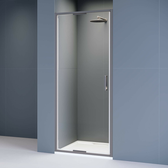Душевая дверь RGW Stilvoll SV-05Gr 80 70320508-110 профиль Серый стекло прозрачное