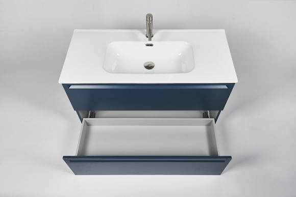 Тумба с раковиной Inda Piccadilly 100BD подвесная Blu Denim Тумба с раковиной Inda Piccadilly 100BD подвесная Blu Denim