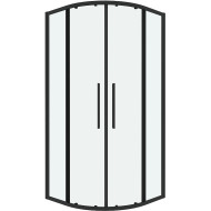 Душевой уголок Grossman Cosmo 80х80 301.K33.02.8080.21.00 профиль Черный матовый стекло прозрачное