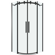 Душевой уголок Grossman Classic 90х90 301.K33.04.9090.21.00 профиль Черный матовый стекло прозрачное
