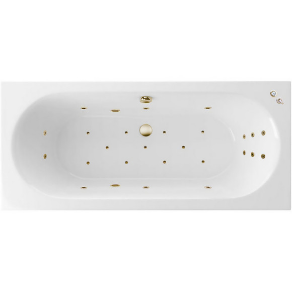 Акриловая ванна Excellent Oceana Slim 180x80 WAEX.OCE18S.ULTRA.BR с гидромассажем