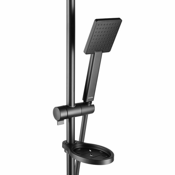 Душевой гарнитур Swedbe Hermes 5113B Черный матовый Душевой гарнитур Swedbe Hermes 5113B Черный матовый
