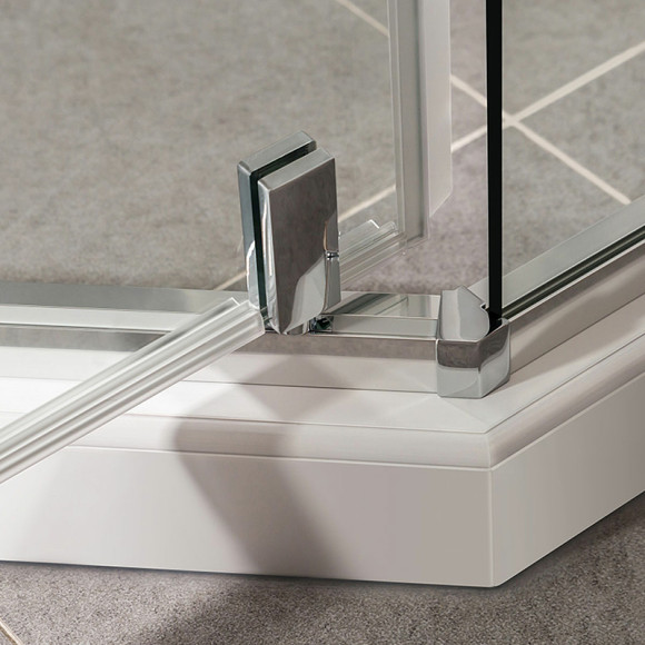 Душевой уголок Vincea Slim-U 90x90 VSP-2SU900CL профиль Хром стекло прозрачное