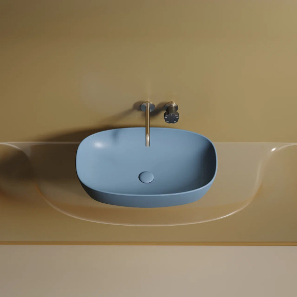 Раковина-чаша Ceramicanova Element 60 CN6049ML Голубая матовая Раковина-чаша Ceramicanova Element 60 CN6049ML Голубая матовая