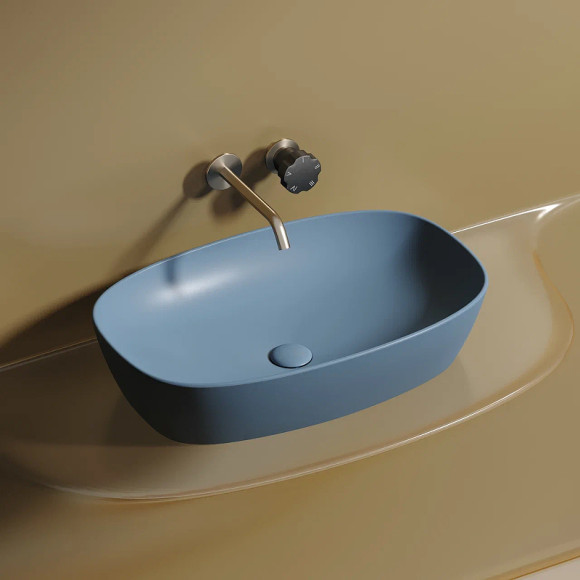 Раковина-чаша Ceramicanova Element 60 CN6049ML Голубая матовая Раковина-чаша Ceramicanova Element 60 CN6049ML Голубая матовая