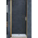 Душевая дверь Vincea Alpha 90 VDP-3AL900CLG профиль Брашированное золото стекло прозрачное