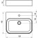 Раковина Ravak Ceramic Slim Wall R 55 XJX01155006 Белая Раковина Ravak Ceramic Slim Wall R 55 XJX01155006 Белая
