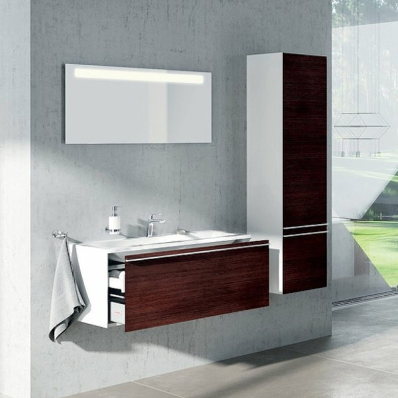 Шкаф пенал Ravak Clear 40 R X000000764 подвесной Белый Вишня Шкаф пенал Ravak Clear 40 R X000000764 подвесной Белый Вишня