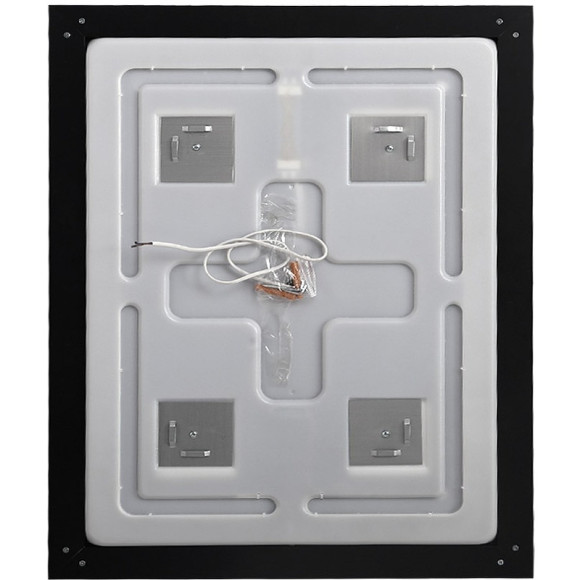 Зеркало BelBagno Kraft 70 SPC-KRAFT-700-800-SENS-NERO с подсветкой Черное с сенсорным выключателем