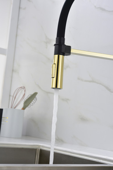 Смеситель для кухни Paulmark Halt Ha214021-G Золото