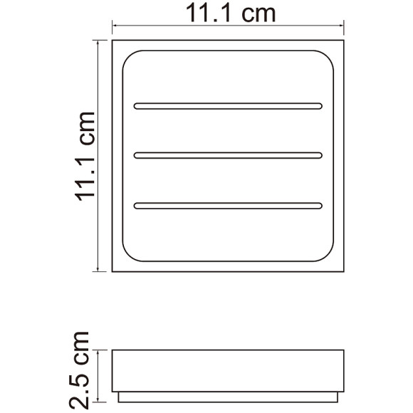 Мыльница WasserKRAFT Leine K-3829 Белая матовая Мыльница WasserKRAFT Leine K-3829 Белая матовая