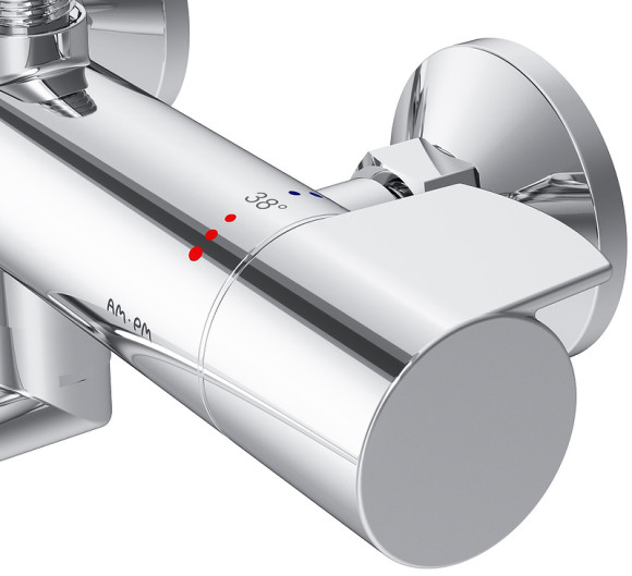 Смеситель для ванны AM.PM X-Joy F85A50900 универсальный с термостатом Хром Смеситель для ванны AM.PM X-Joy F85A50900 универсальный с термостатом Хром