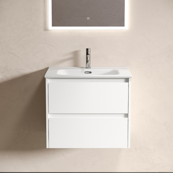 Тумба под раковину Sancos Libra 60 LB60W подвесная Белый глянец Тумба под раковину Sancos Libra 60 LB60W подвесная Белый глянец