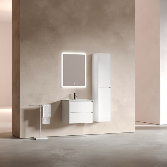 Тумба под раковину Sancos Libra 60 LB60W подвесная Белый глянец Тумба под раковину Sancos Libra 60 LB60W подвесная Белый глянец